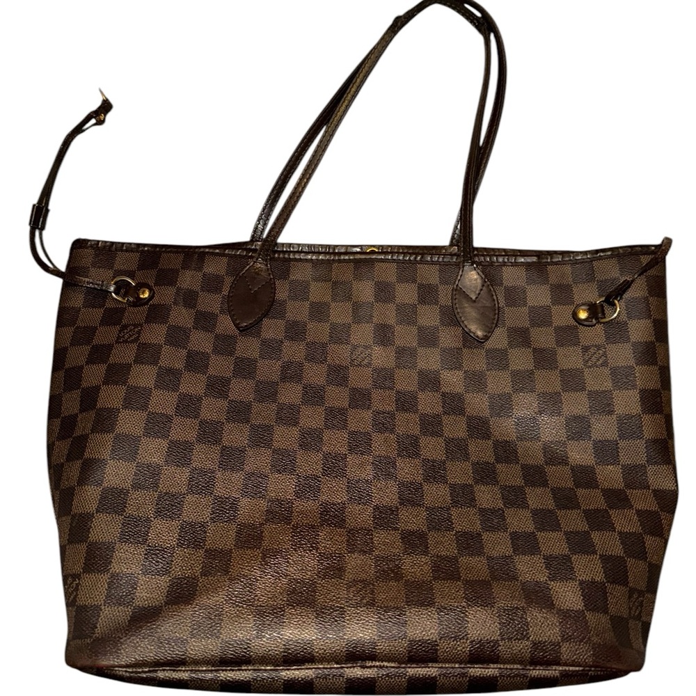 Authentic Louis Vuitton Damier Neverfull MM Tote Bag